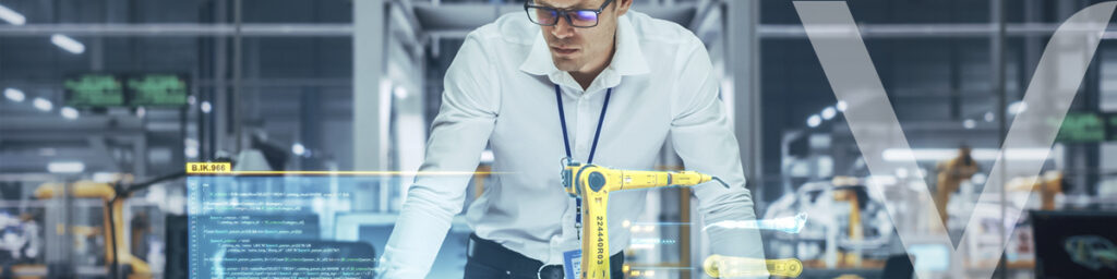 A project manager planning using augmented reality and artificial intelligence